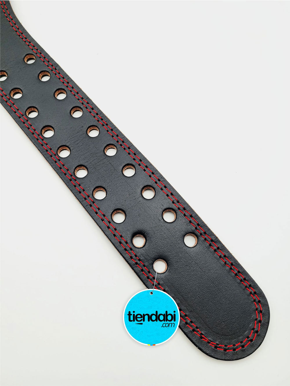 Cinturón profesional para Gimnasio elaborado en cuero de Res 100% Genuino, con diseño ergonómico que ayuda a aumentar la estabilidad en la zona media-baja de la columna