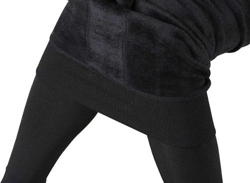 Leggins invierno pantalon termico negro SYK