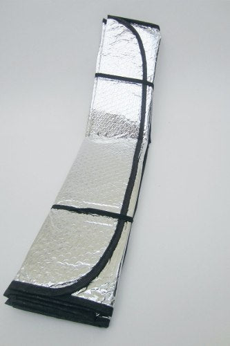  Protector Solar Parabrisas Repele el sol a un 100% Color Aluminio por ambas caras Flexible Fácil de guardar