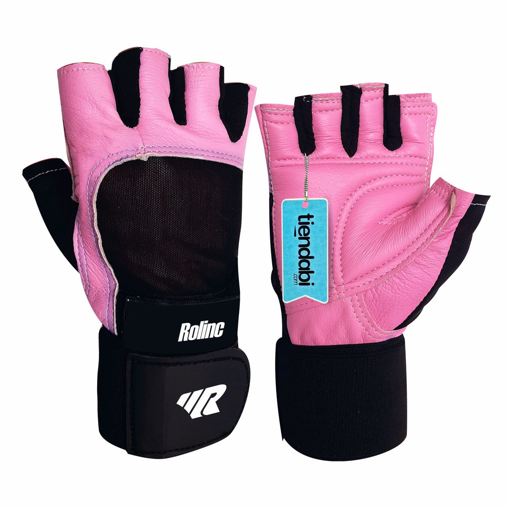  Mimi - Guantes de gimnasio para mujer, protege tus manos y  mejora tu agarre, guantes de levantamiento de pesas rosa y negro, fáciles  de poner y quitar, ajuste ajustable (rosa, talla