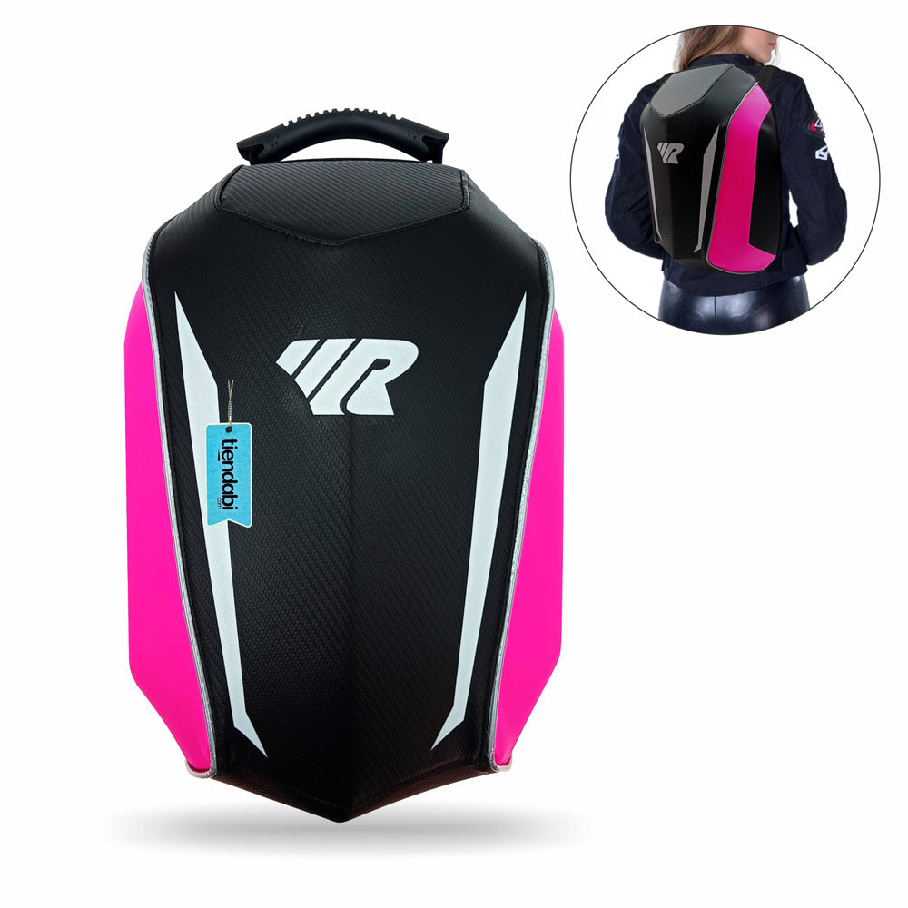 Mochila Para Moto Semi Rígida Portacasco Gadnic MBP48-ST Con Cobertor Lluvia