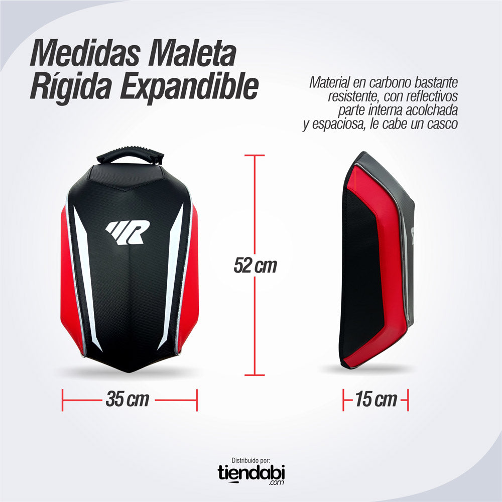 Maleta Rigida Roja para Moto accesorios para Moto Tiendabi Comprar Maleta Impermeable para Moto 6