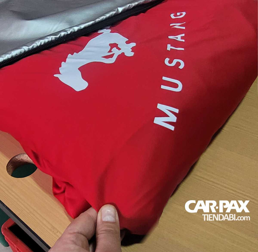 Pijama de lujo Ford Mustang en tela para carro y camioneta – protector antirrayones, anti polvo y UV | Tiendabi.com