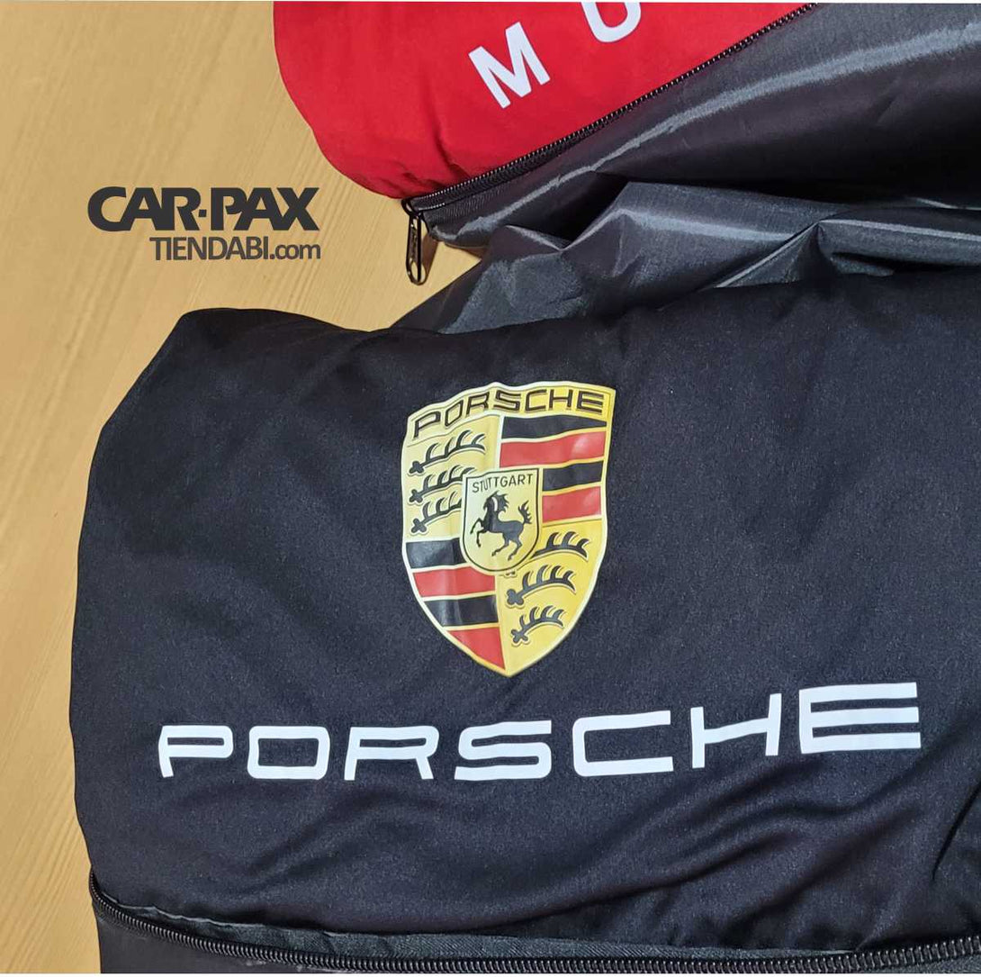 Pijama de lujo Porsche en tela para carro y camioneta – protector antirrayones, anti polvo y UV | Tiendabi.com